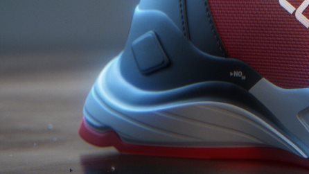 Close up on a shoe sole