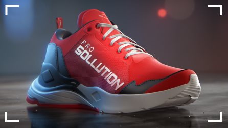 Fashion photo of a shoe